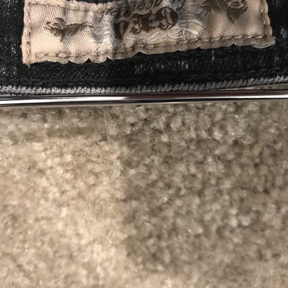 Dark Grey Denim Shorts - Picture 2 of 3